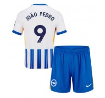 Brighton Joao Pedro #9 Koszulka Podstawowa dzieci 2024-25 Krótki Rękaw (+ krótkie spodenki)